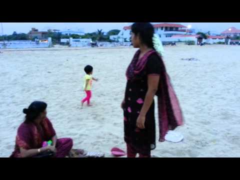 Nithila on the beach