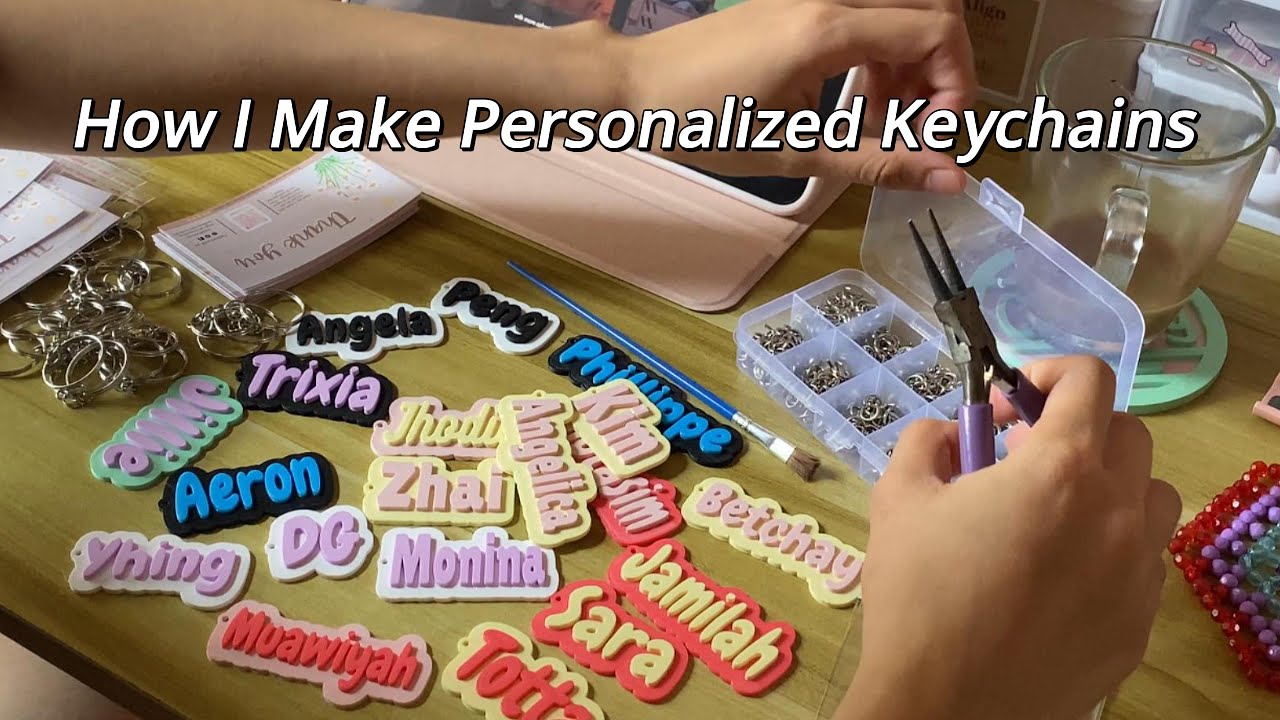 How to Make Personalized Keychains with a 3D Printer | Side Hustle For Students and Workers