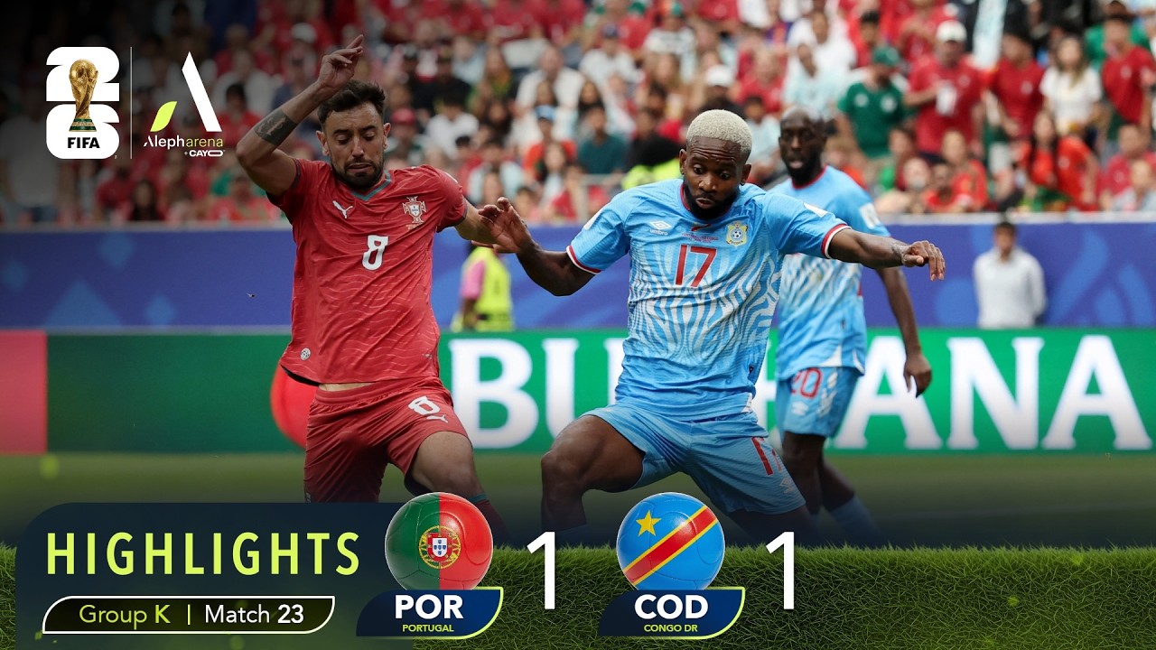 PORTUGAL 1 - 1 CONGO DR | HIGHLIGHTS FIFA WORLD CUP 2026™