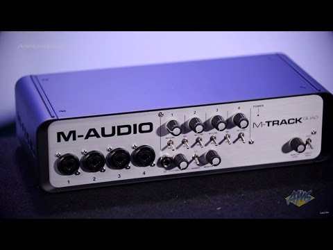 M Audio MTrack Quad USB Audio Interface - M Audio MTrack