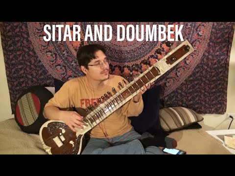 Sitar jam with darbuka, tar and riq