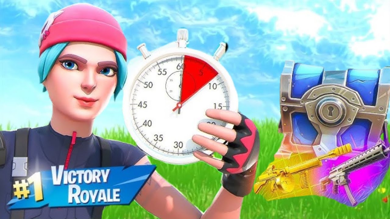 60 sec looten in FORTNITE!