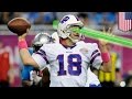 NFL fan cheat: Lasers blast Buffalo Bills KYLE ORTON.