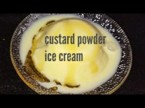 #icecream#tamilrecipe  custard powder ice cream with 2 Ingredinent