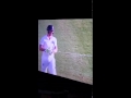 Marlon Samuels saluting BEN STOKES Eng vs WI.