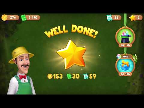 Gardenscapes Level 2717 With No Boosters - Super Hard Level - Dining Room Makeover: Replace Floor...