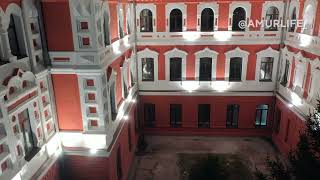 В Благовещенске подсветили здание педагогического университета