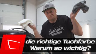 Warum die Tuchfarbe doch wichtiger ist als man denkt... die richtigen Microfasertücher