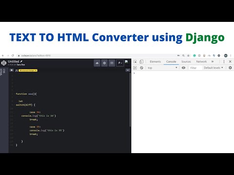 HTML Rendering with Django and AJAX | Like Codepen thumbnail