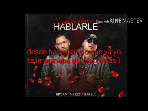 Bryant myers ft Darell- Quiero hablarle (video lyric)