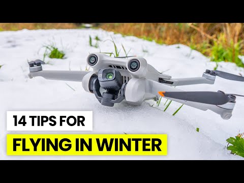 14 Tips On How To Fly A Drone In Snow & Cold Temperatures | DJI Mini 4 Pro/Mini 3 Winter Flying Tips
