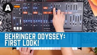 Video thumbnail for Behringer Odyssey: First Look! by Andertons Synths, Keys and Tech