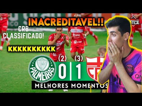 SÃO PAULINO REAGINDO | Palmeiras 0 x 1 Crb | Melhores Momentos & Pênaltis