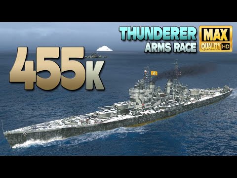 Second highest "battleship Thunderer" game ever  - World of Warships