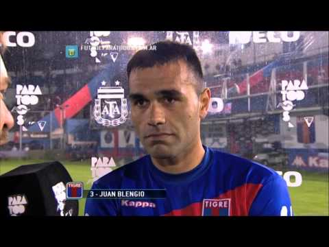 Blengio: "Alfaro es un gran técnico". Tigre 1 - Gimnasia LP 0. Fecha 11. Primera División 2014. FPT