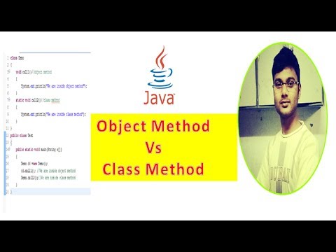 Class Method Vs Object Method In Java How To Call Methods Explained Java Technocrat Hindi