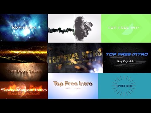 Top 10 Free Intro Templates "Sony Vegas Intro Template" Download + No Plugins Video