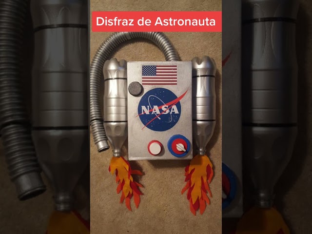 Vídeo relacionado con Funidelia | Disfraz de astronauta para hombre y mujer Hombre del Espacio, Profesiones - Disfraz para adultos y divertidos accesorios para Fiestas, Carnaval y Halloween - Talla XL - Blanco