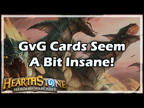 [Hearthstone] GvG Cards Seem A Bit Insane!