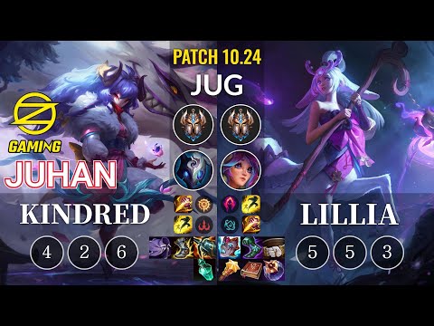 OZ Juhan Kindred vs Lillia Jungle - KR Patch 10.24