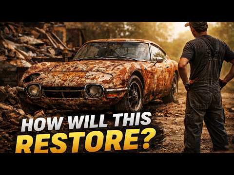 ASMR Car Restoration | 1966 Toyota 2000GT Full Rebuild From Scrap to Perfection #asmr #automobile