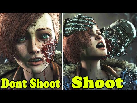 Clem Shoot vs Don't Shoot Minnie - All Choices - The walking Dead The Final Season Episode 4
