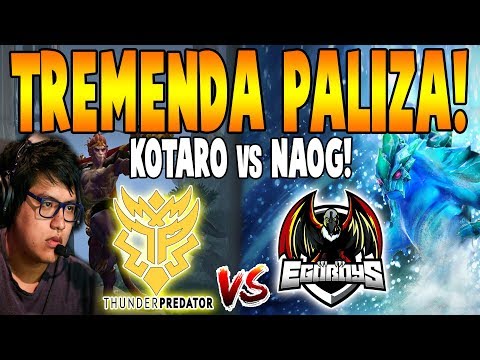 THUNDER vs EGOBOYS [BO2] - Tremenda Paliza "Kotaro vs NaoG" - LPG Movistar Season 3 DOTA 2