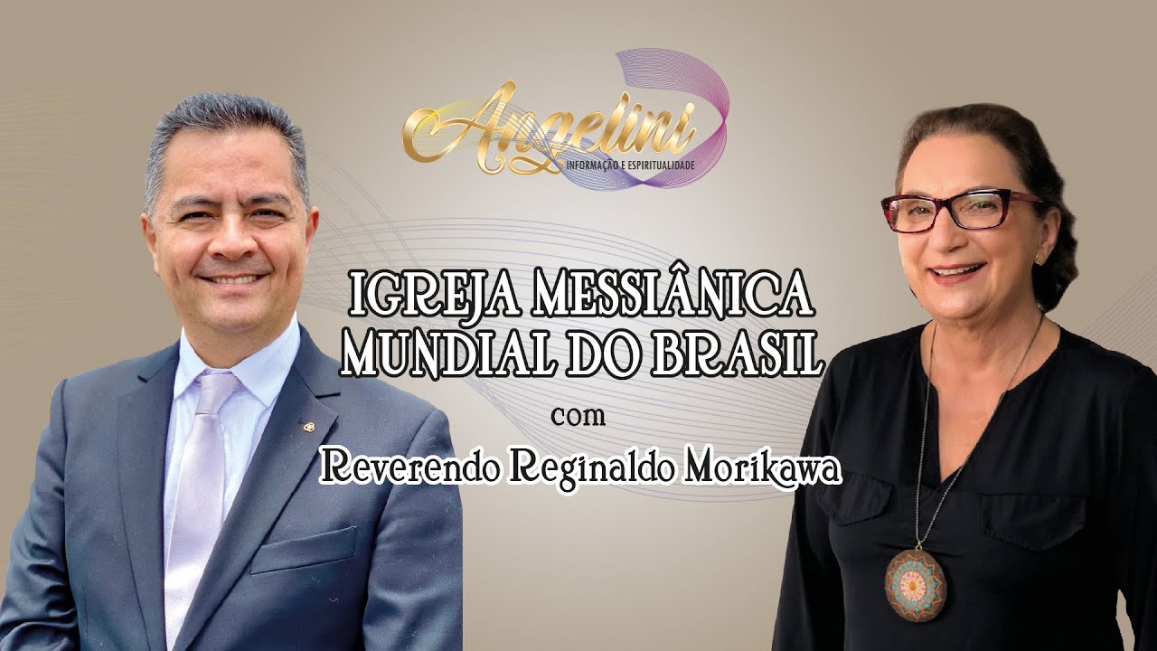A conversa é sobre a Igreja Messiânica Mundial do Brasil, com o Reverendo Reginaldo Morikawa