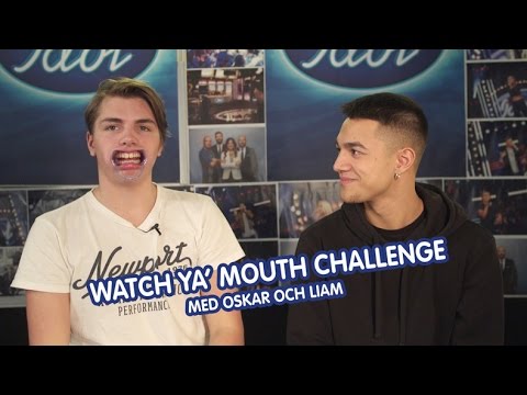 Watch Ya' Mouth Challenge med Oskar och Liam - Idol Sverige (TV4)