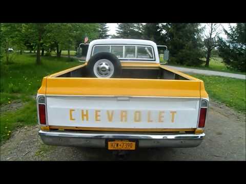 Chrome rear bumper - 72 Chevy truck