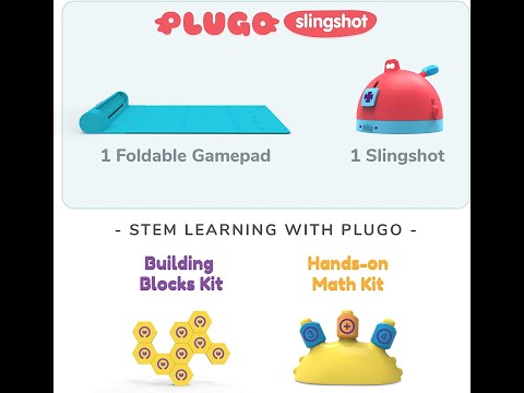 Plugo Slingshot by PlayShifu - Fun Catapult Kit  5-10 Years Educational STEM Toy  Interactive AR G.