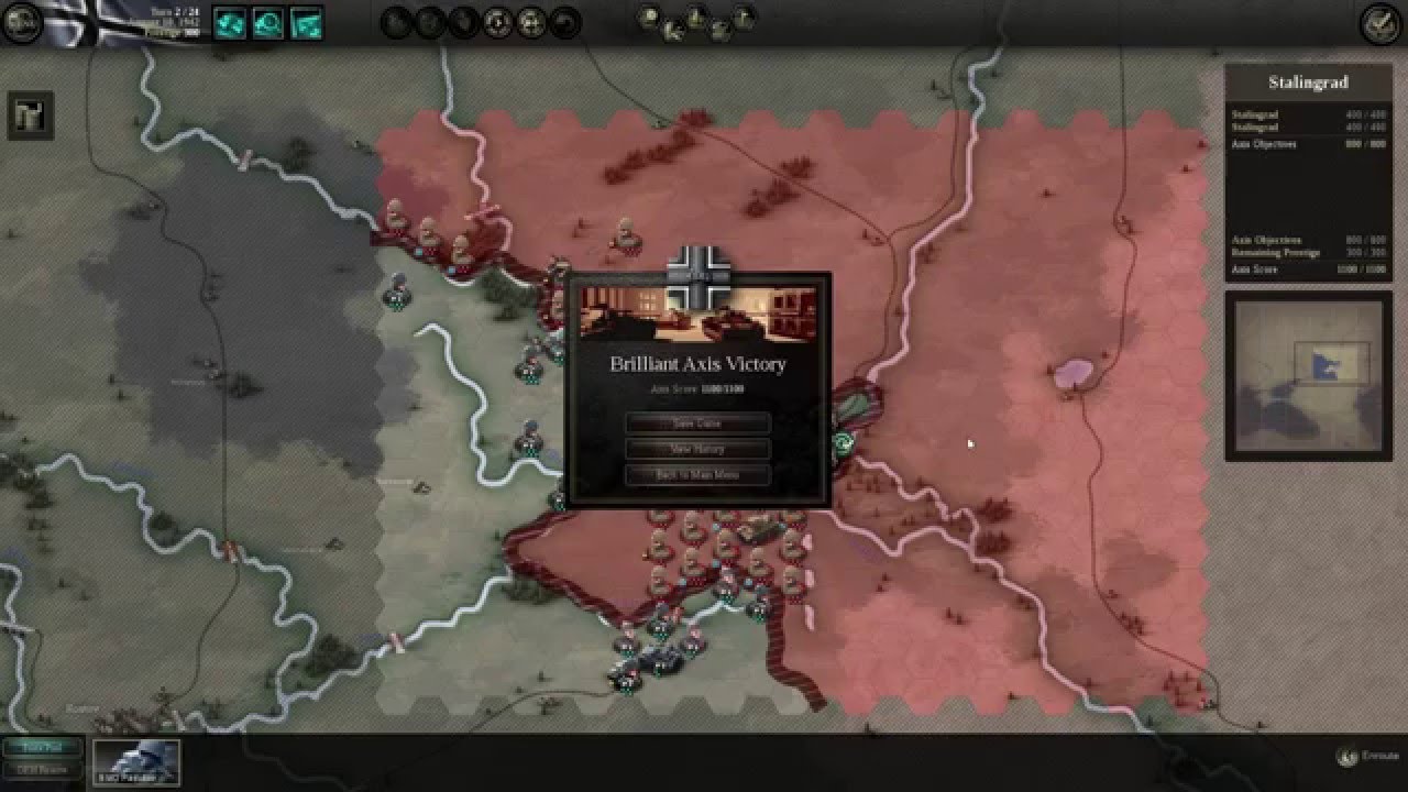 Put your schwerpunkt where your mouth is - BV in Stalingrad in 2 turns - UoC - YouTube