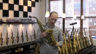 Video thumbnail for Yamaha YAS-82Z Custom Z alto sax by KB Sax