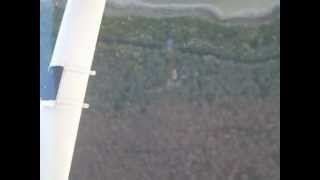 preview picture of video 'Flying over the area I live in near Cheboygan, Michigan'