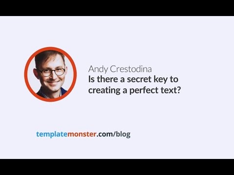 Andy Crestodina — Is there a secret key to creating a perfect text