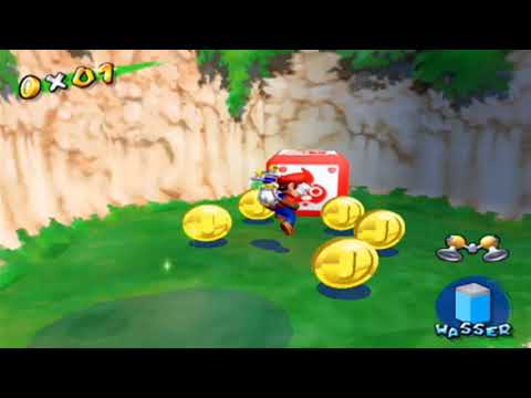 Super Mario Sunshine - Playa del Sol - Geheime Insignie unter einer Dünenwurzel