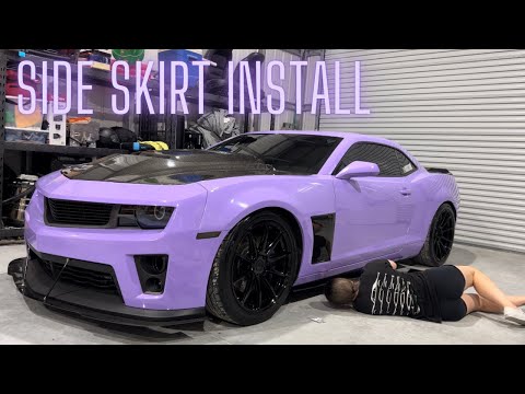 CAMARO got NEW SIDE SKIRTS