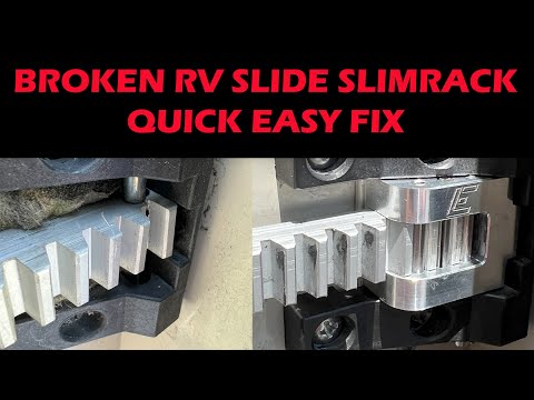Broken RV Slide Lippert SlimRack Failure! Quick and Easy fix.