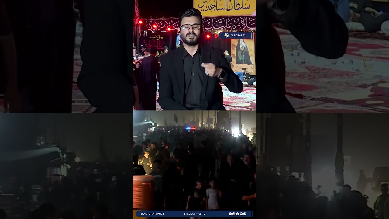 فيديو | كرسي وعكاز وخطى متعبة .. لكن القلوب كلها نحو كربلاء المقدسة