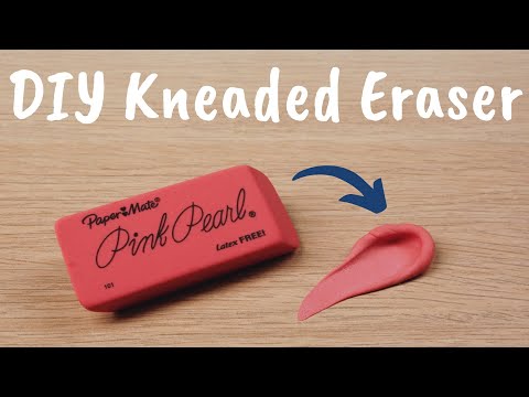 How to make a KNEADED ERASER DIY