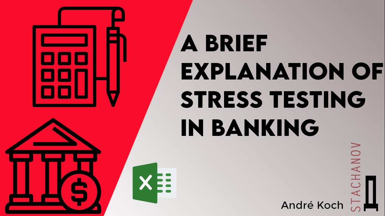 A brief explanation of stress testing in banking under Basel rules with an Excel example