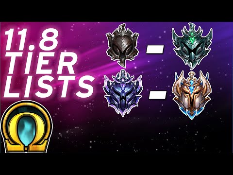 PATCH 11.8 TIER LIST LoL - TOP PICKS & BANS