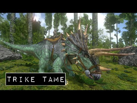 Taming a Trike on Ark Mobile!