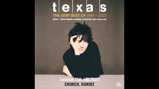 Texas (Sharleen Spiteri) - Q&amp; A + LIVE SET - Church - Dundee - 15 July 2023