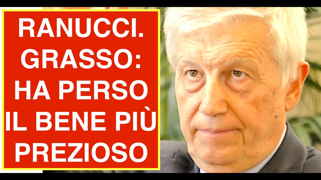 RANUCCI. ALDO GRASSO: HA PERSO IL BENE PIÙ PREZIOSO