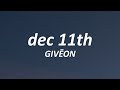 Giveon - dec 11th (Lyrics)