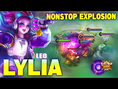 Lylia NonStop Explosion! Top Global Lylia by LEO ~ Mobile Legends Gameplay And Build