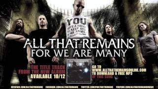 All That Remains - "For We Are Many"