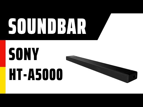 Soundbar Sony HT-A5000 | Deutsch