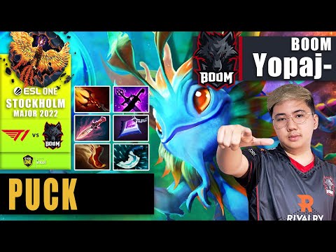 T1 vs BOOM | YOPAJ- PUCK WTF TOTALLY DESTROYED T1 | ESL ONE STOCKHOLM MAJOR 2022 Dota 2 Highlights